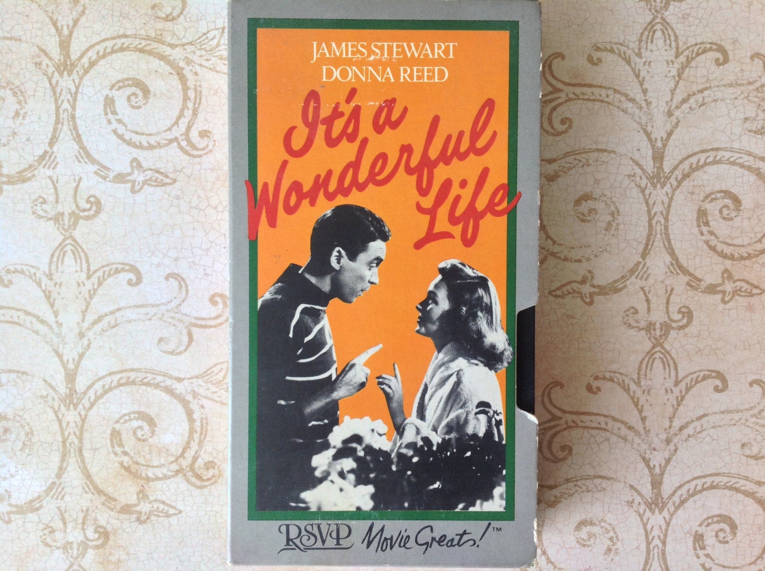 Vintage It's a Wonderful Life VHS Tape Starring James