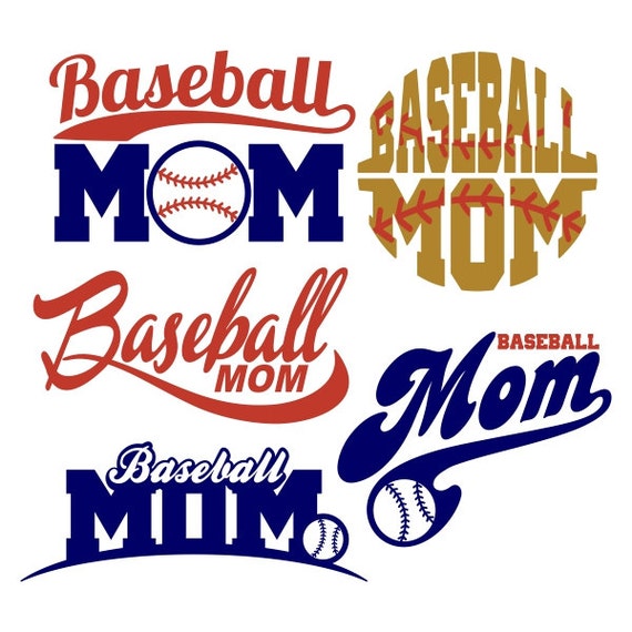 Download Baseball Mom Cuttable Designs SVG DXF EPS use with