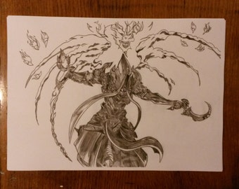 My Drawing Of Malthael From Diablo.