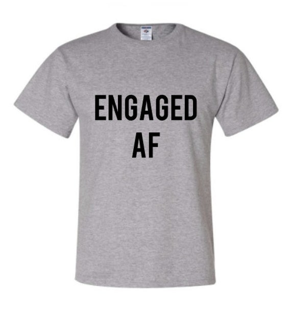 engaged christmas shirts