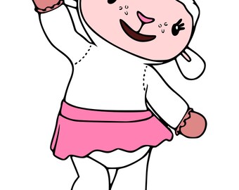 Lambie, Stuffy, Chilly and Hallie - Doc McStuffins Collection - svg file