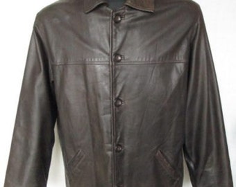 Used leather jackets | Etsy
