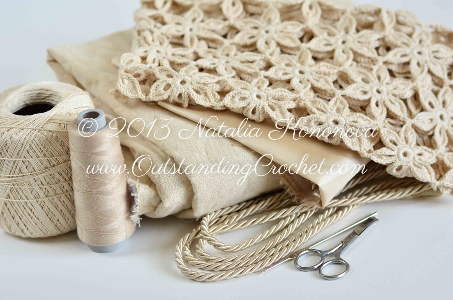 Free Crochet Bag Pattern Shoulder Messenger Tote Bag PDF