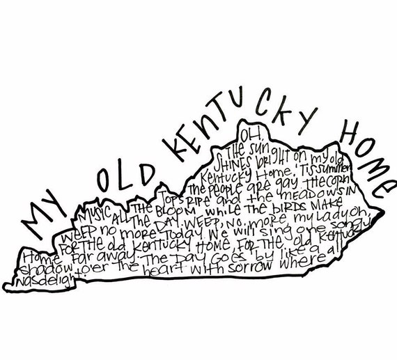 Download My Old Kentucky Home Print