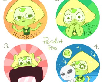 Steven Universe Peridot Pin Set