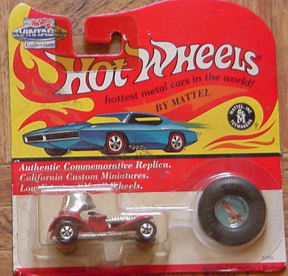 Vintage Replica Red Baron Hot Wheels Die Cast Car