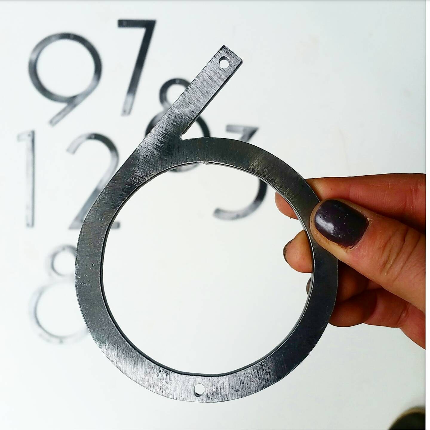 Mid Century Modern House Numbers Yard Décor Outdoor Art