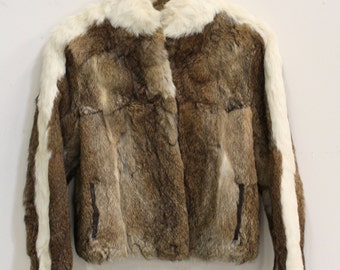 Items similar to Vintage 70's Berman's Rabbit Fur Coat on Etsy