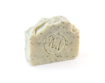 Mint + Poppy Seed ~ Shea Butter Soap