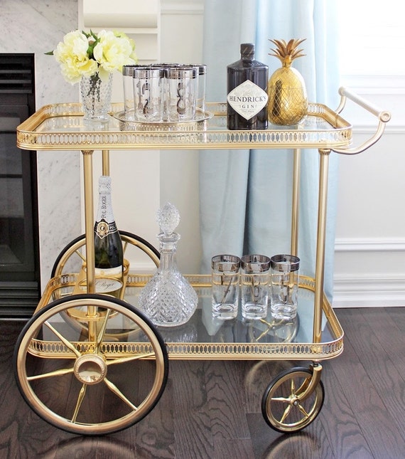 Items similar to Tea/Bar Cart (BTT27) on Etsy
