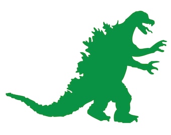 Godzilla stickers – Etsy