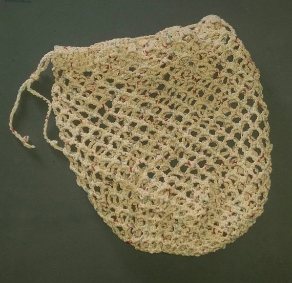 mesh cotton bag