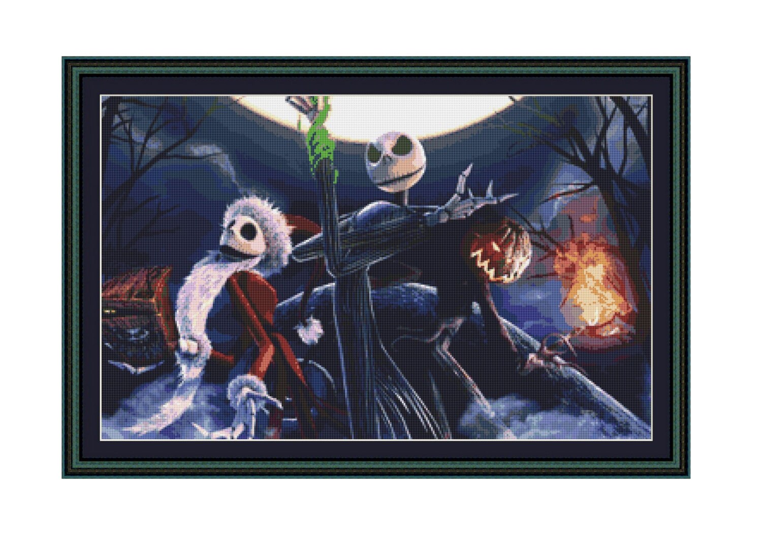 Cross Stitch Pattern Nightmare Before Christmas PDF counted