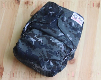 Military Diapers - Navy Diapers - Cloth Diapers - Adjustable Diapers - PUL Cover - Pocket Diaper - Diaper Cover