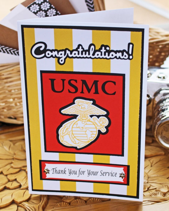 Marine Corps Card Marine Corps Retirement Card Marine Corps