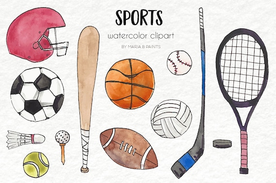 clipart sports equipment - photo #48