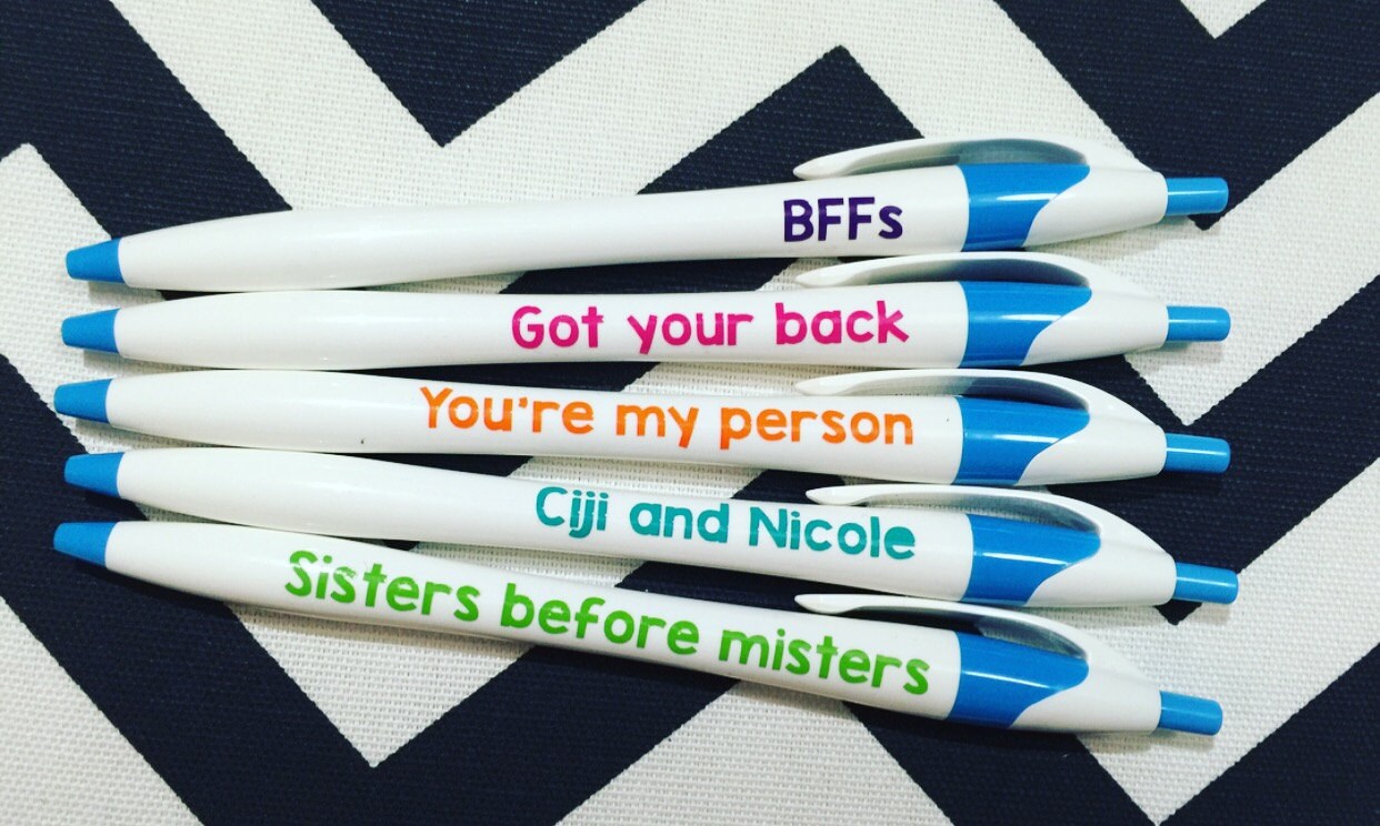 BFF Pens BFFs Best Friends Best Friend Gifts Pens