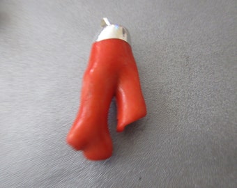 Bamboo Coral Branch Pendant 1pc