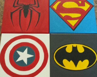 Unique superhero logo related items | Etsy