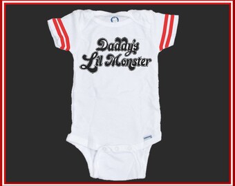 Suicide Squad Daddy's Lil Monster Funny Baby Onesie, Baby Humor, Funny Toddler Shirt, Unisex Gift, Baby Shower, Newborn Photos