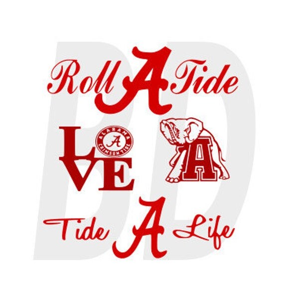 Download Alabama Roll Tide SVG eps dxf cricut air by Boogiesdesigns ...