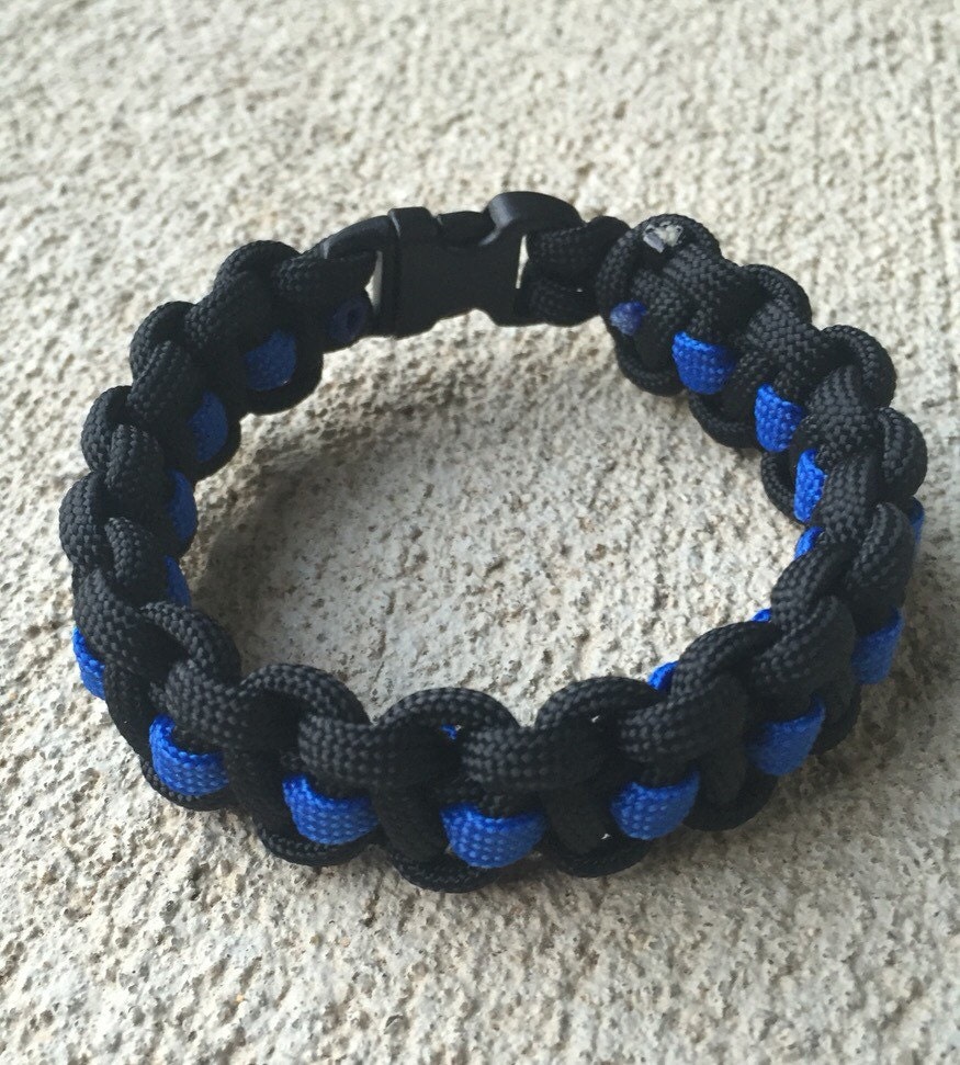 Police Paracord Bracelet Survival Bracelet