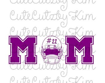 Football Mom svg, dxf, jpg, cricut file