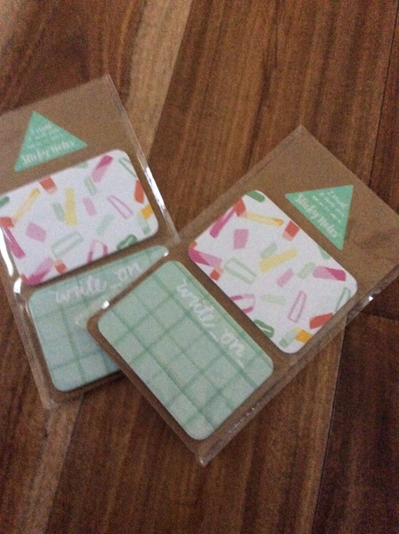Target dollar spot sticky notes set of 2 by Missplannergeek