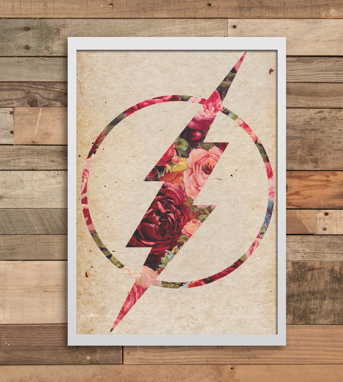 Flash wall art print home decor minimalist Poster birthday