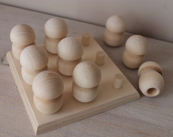 Montessori toy - wooden shape toy