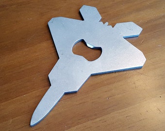 F-22 Raptor Steel Aircraft Bottle Opener