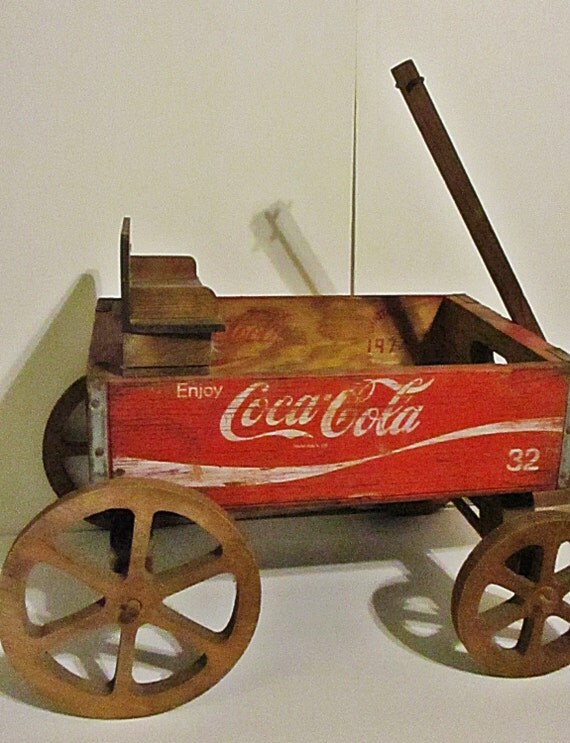 Coca cola wagon Coca cola crate Vintage coca by CraftyWolfordGirls