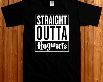 Straight Outta Hogwarts- Harry potter T-shirt, Potter Tshirt, Hogwarts Alumni , Harry Potter T-shirt, Gift For Him, Gift For Her , SM-00084