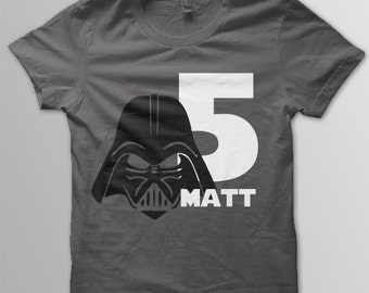 Star Wars Birthday Shirt Disney shirt kids Darth Vader shirt kids Disney t-shirt
