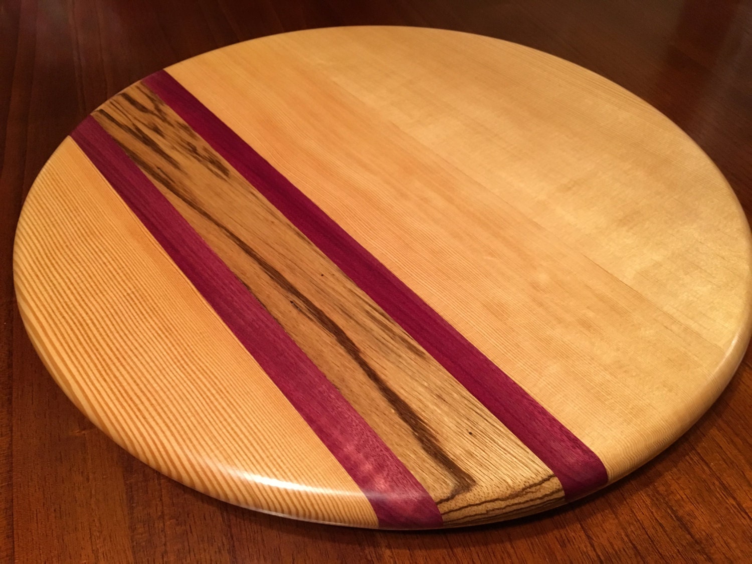 Tabletop Lazy Susan by EarlJsWoodWorking on Etsy