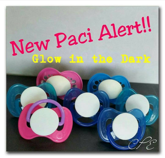 Glow in the Dark Pacifier Ddlg Abdl Mdlb Cglo by CrystalPhoenixEm