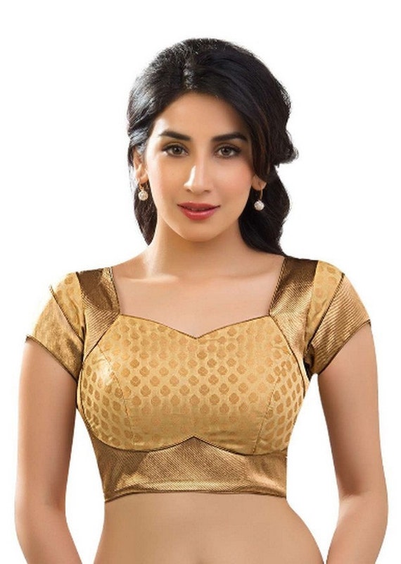 saree blouse short sleeve designs