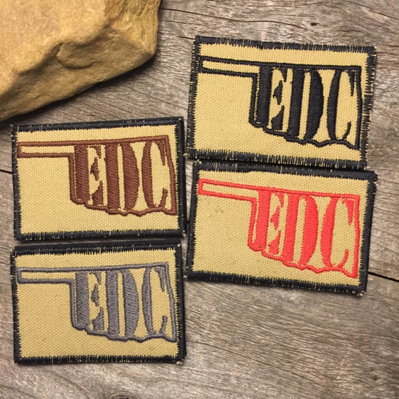 Patch Velcro EDC Oklahoma Patch by AtwoodThreads on Etsy