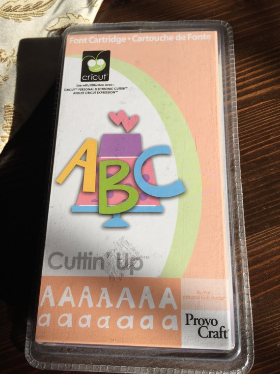 20%OFF Sale NEW Cricut Cuttin' Up Font Cartridge