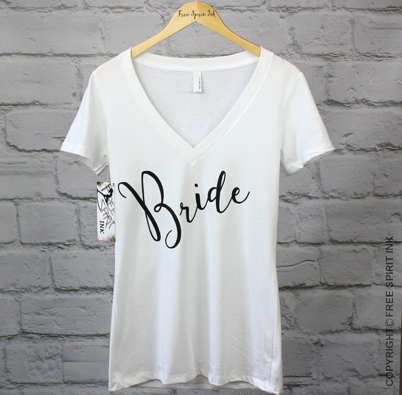 Bride TShirt. Bridal Shower Gift. Bride Shirt. Bride Tee.