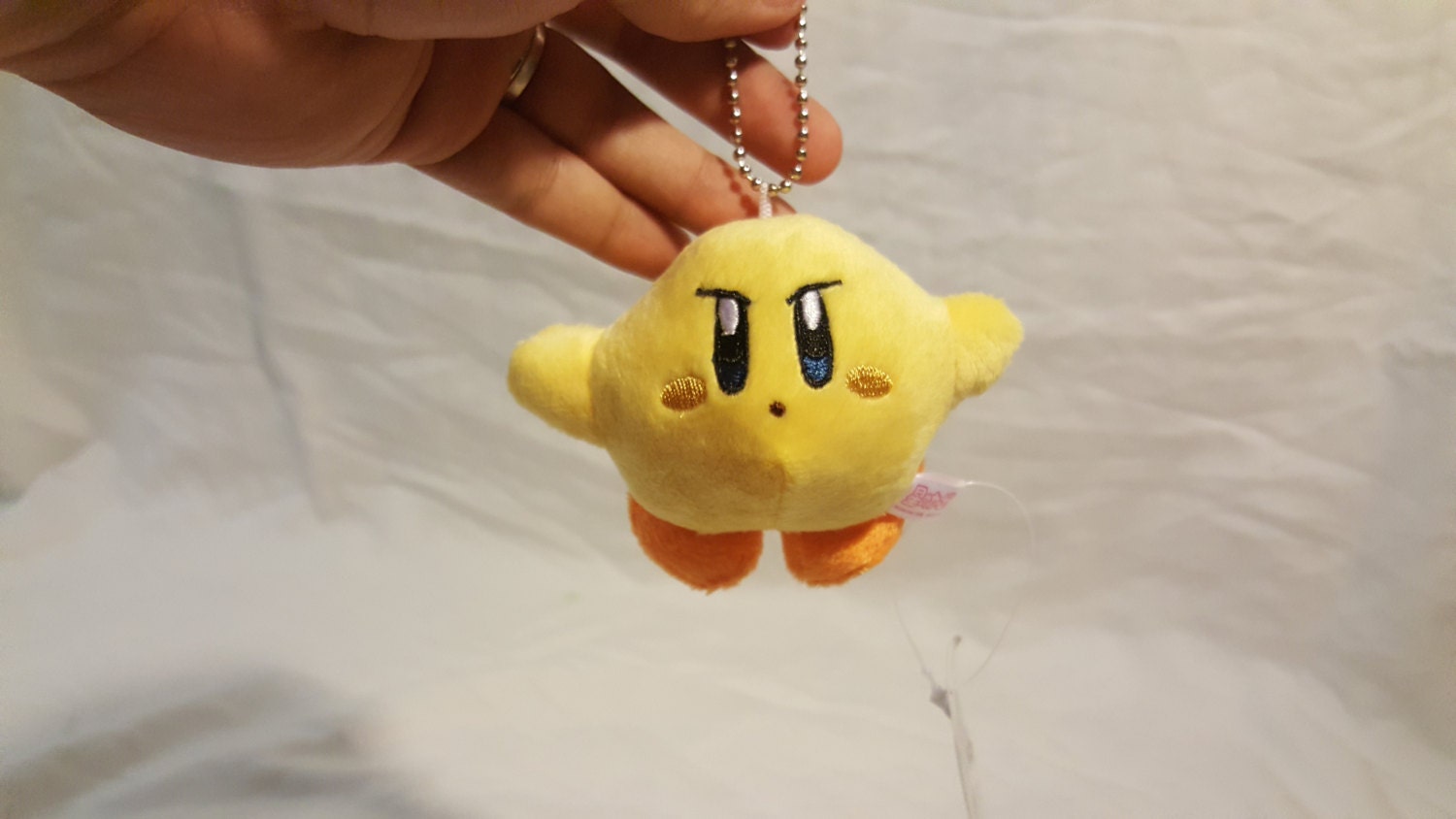 kirby plush keychain