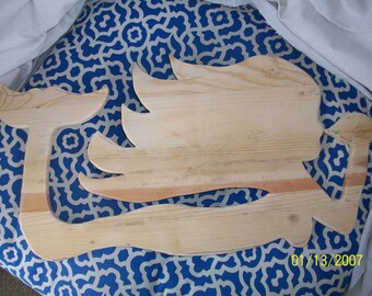 Mermaid DIY Paint it your way Handmade wood cutout wall decor Mermaid