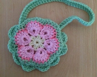 Little Girls Flower Purse