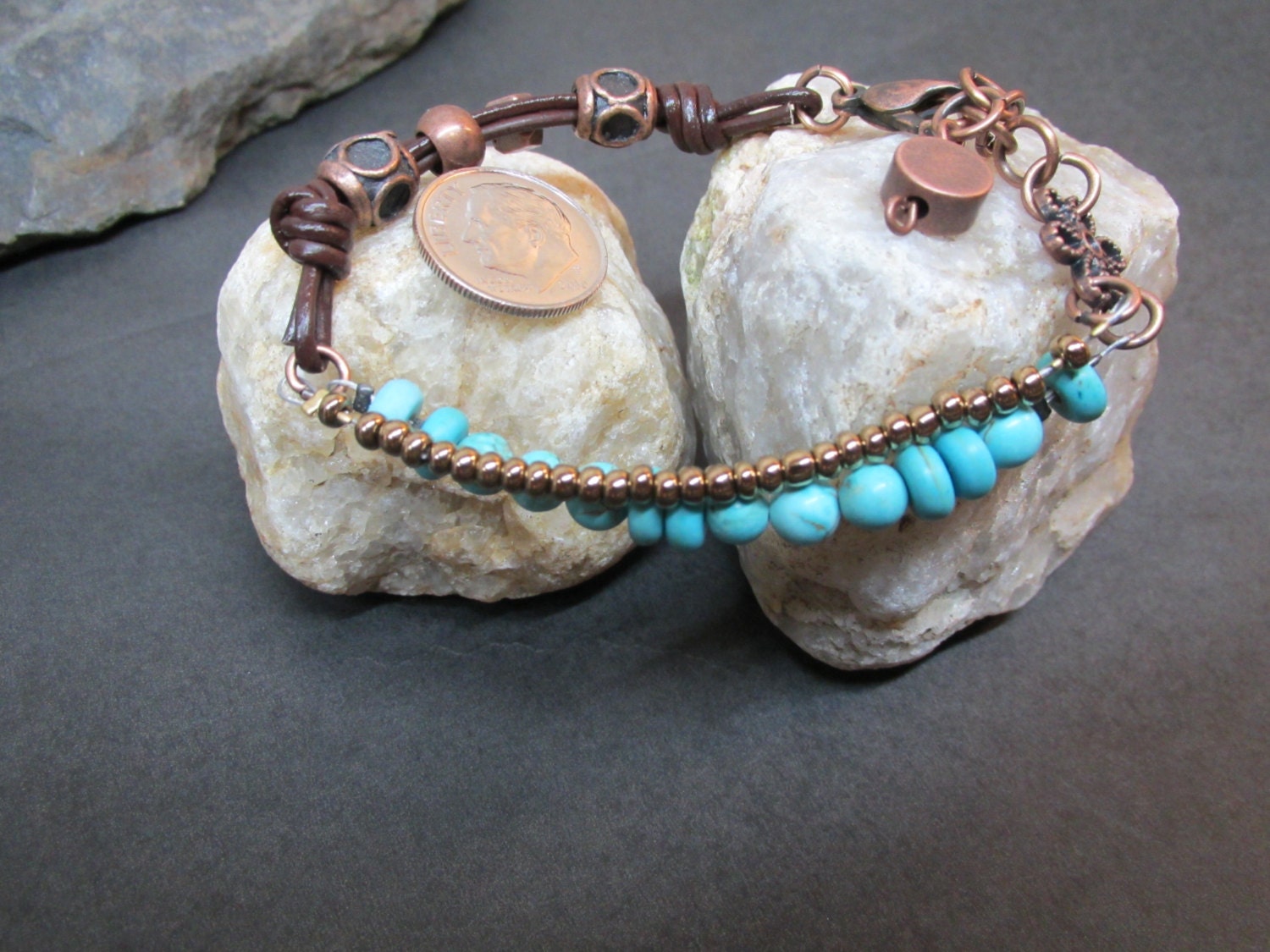 Native indian inspired bracelet Beaded bracelet with