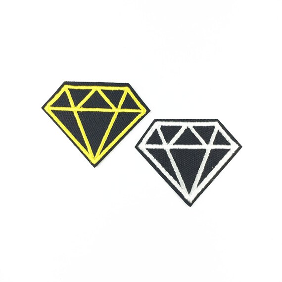 diamond Patch embroidered patch iron on patch badge sew on