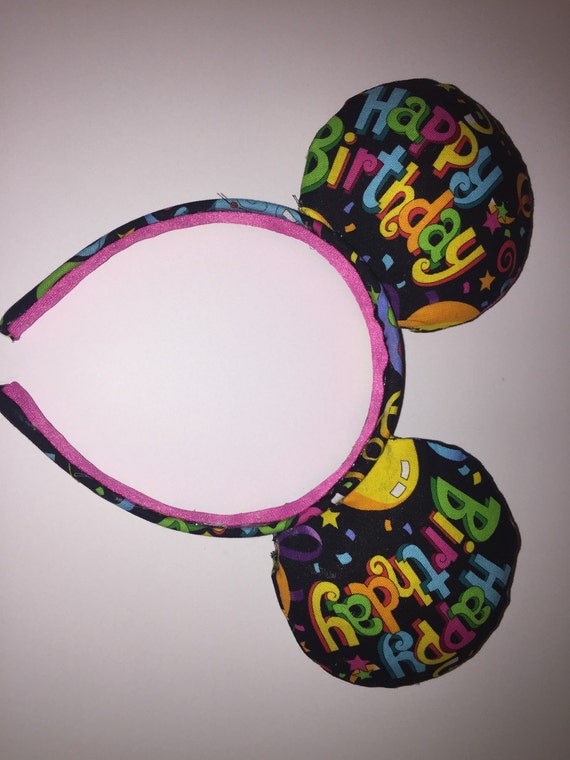 Mickey Mouse Ears Happy Birthday Theme Custom Disney By Soir31ears