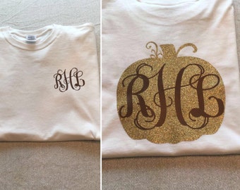 monogram pumpkin shirt