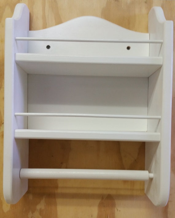 Paper Towel Holder/ Spice Rack Combo by HandcraftedcountryUS