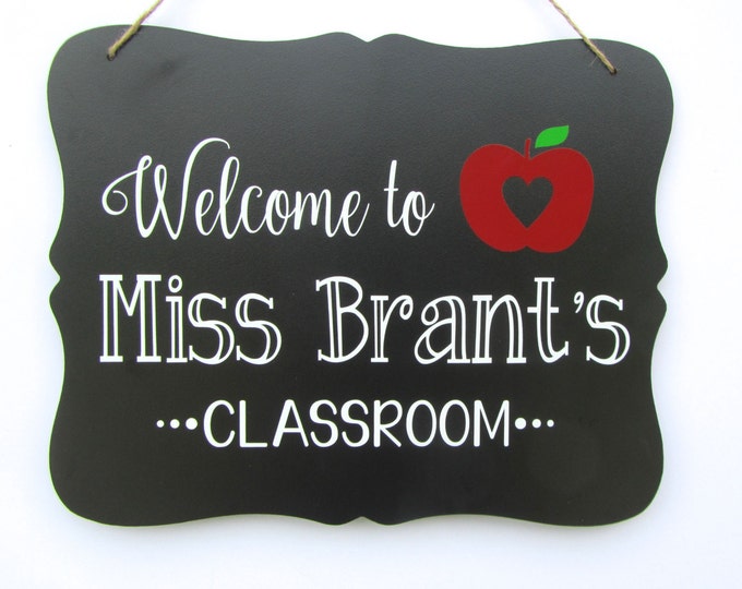 Teacher Gift, Teacher Sign, Gifts for Teachers, Teacher Name Sign, Personalized Teacher Gift, Teacher Appreciation Gift, First Day of School