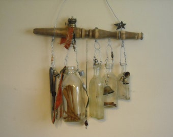 A Bucket & Bells Vintage Bottle Chime
